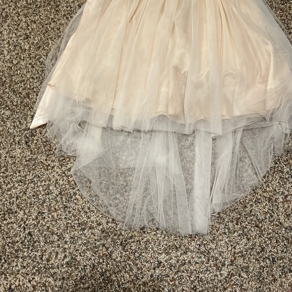 Silver sequin dress with high low back.  Very cute on! - Picture 4 of 6